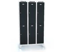  Divided cloakroom locker ALSIN with feet 1920 x 1050 x 500